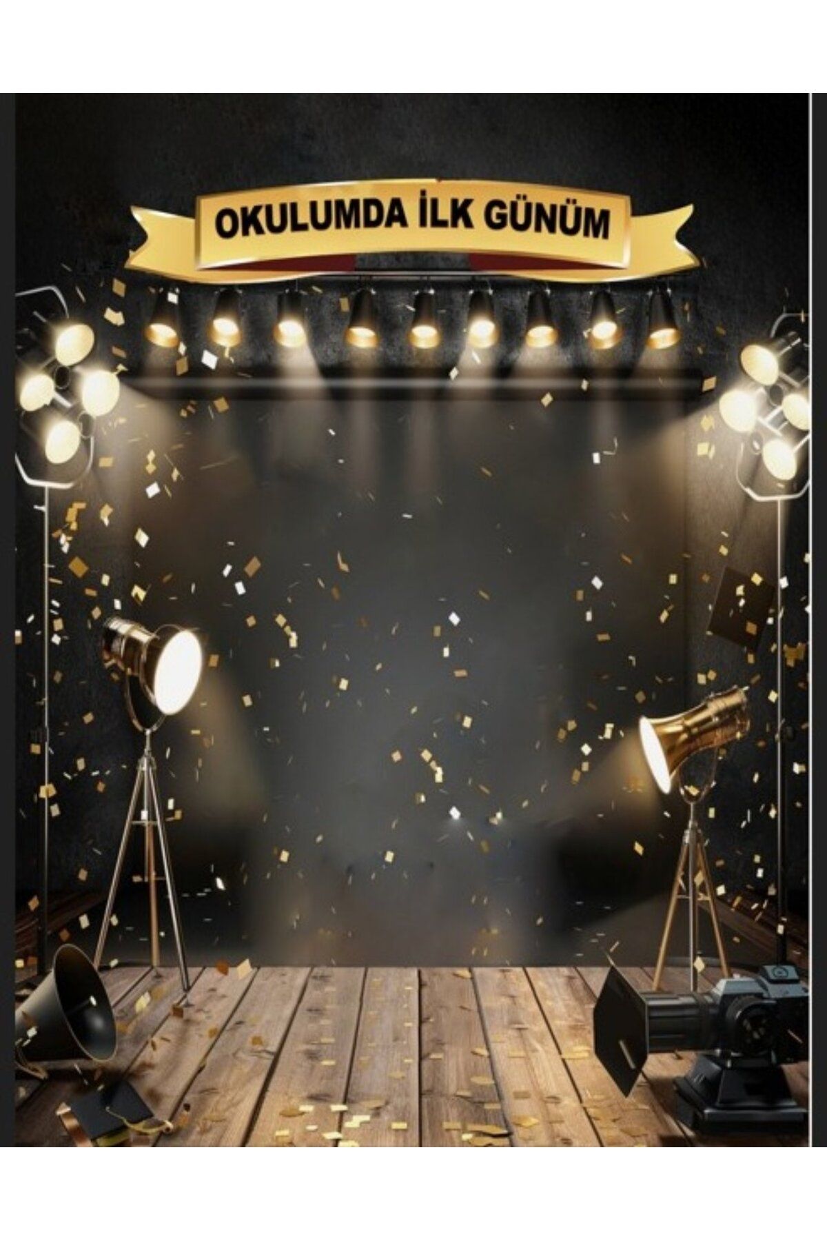 PROMISEBACKDROP2 OKULDA İLK GÜNÜM 150x200 KUMAŞ PANO OKUL ETKİNLİK