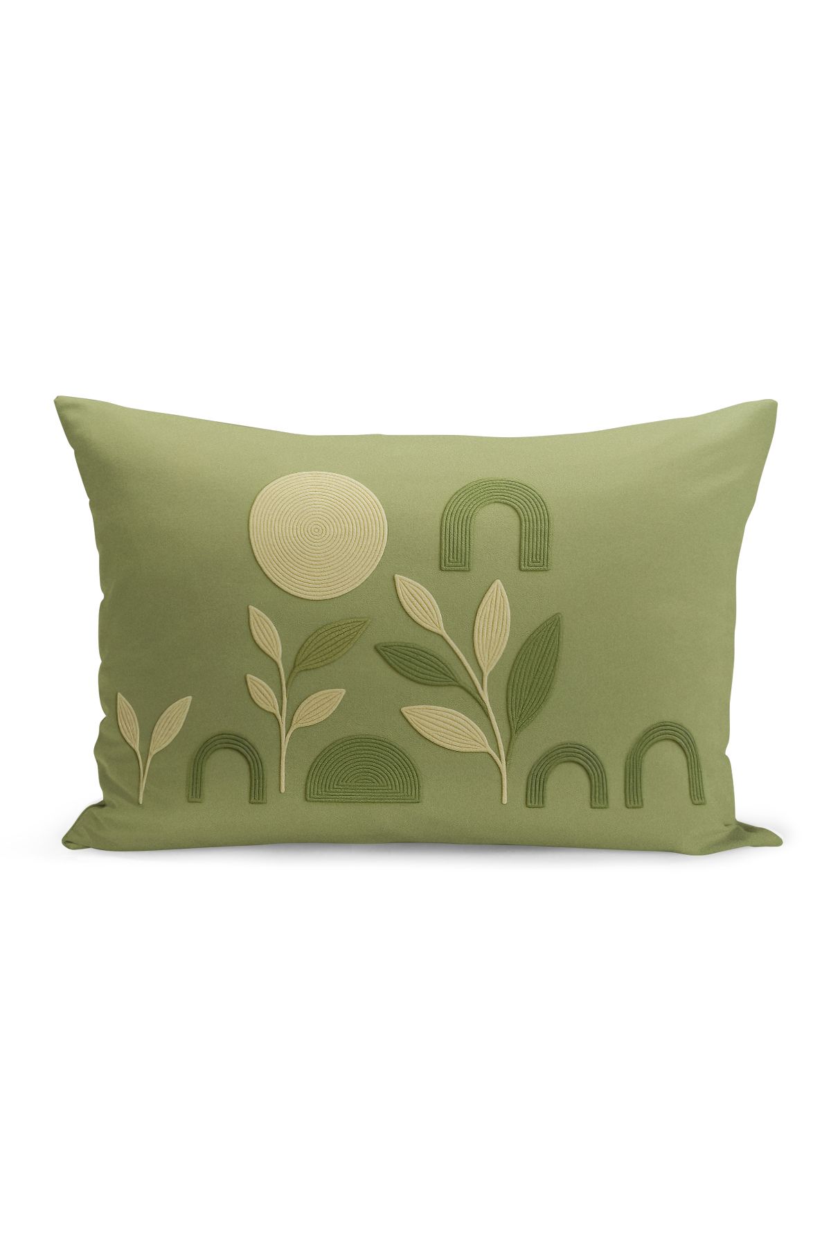 Bertille Home-Set de 3 huse de pernă cu imprimare digitală pe două părți (aspect de broderie cu model de puncție) 5
