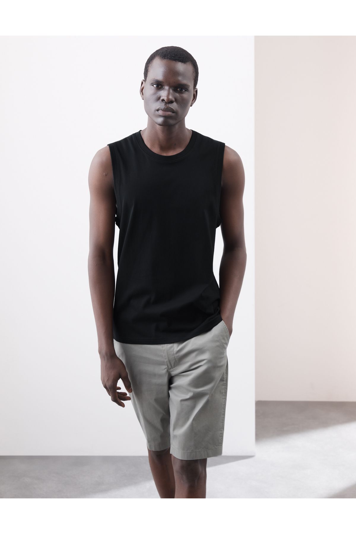 Marks & Spencer Saf Supima:registered: Yuvarlak Yaka Atlet