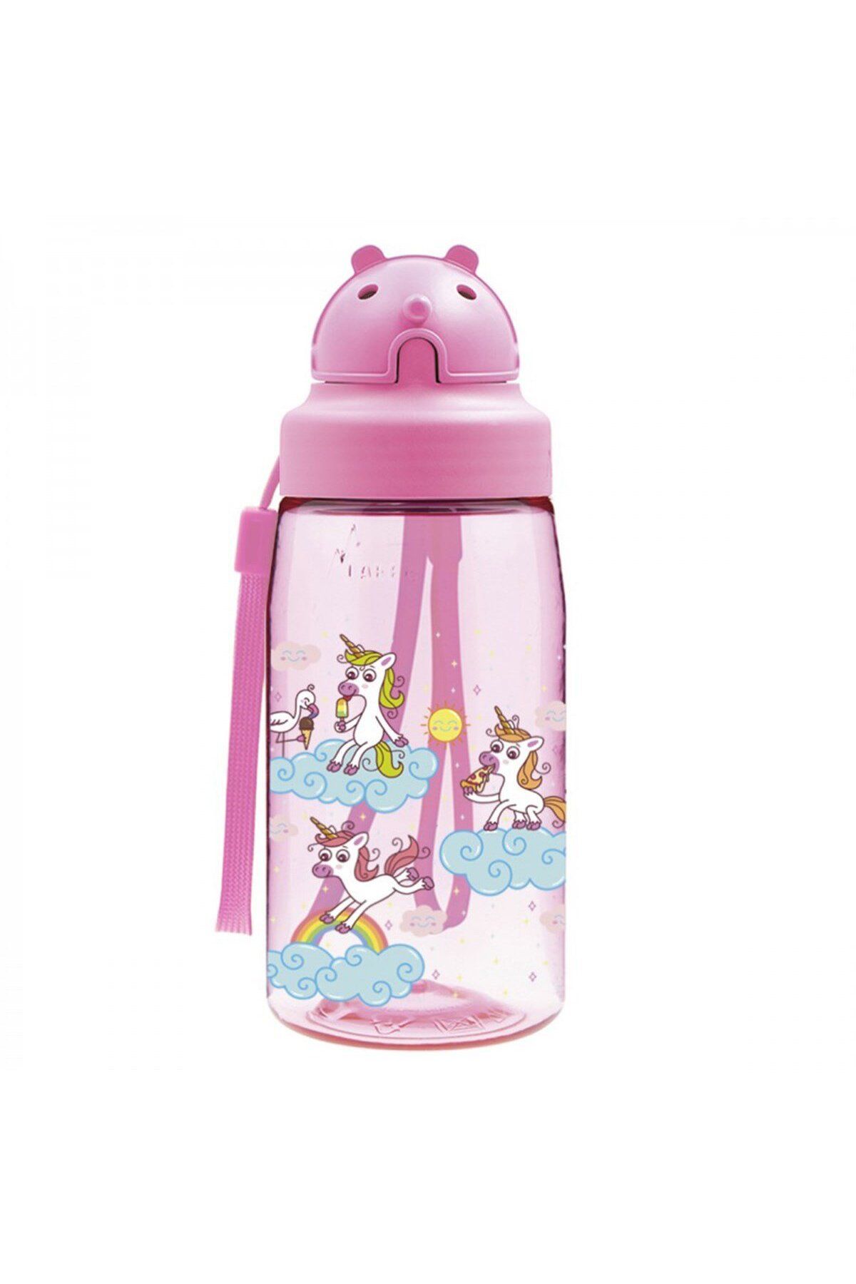 LAKEN Tritan Pipetli Suluk (0.45 L) // Popicorns