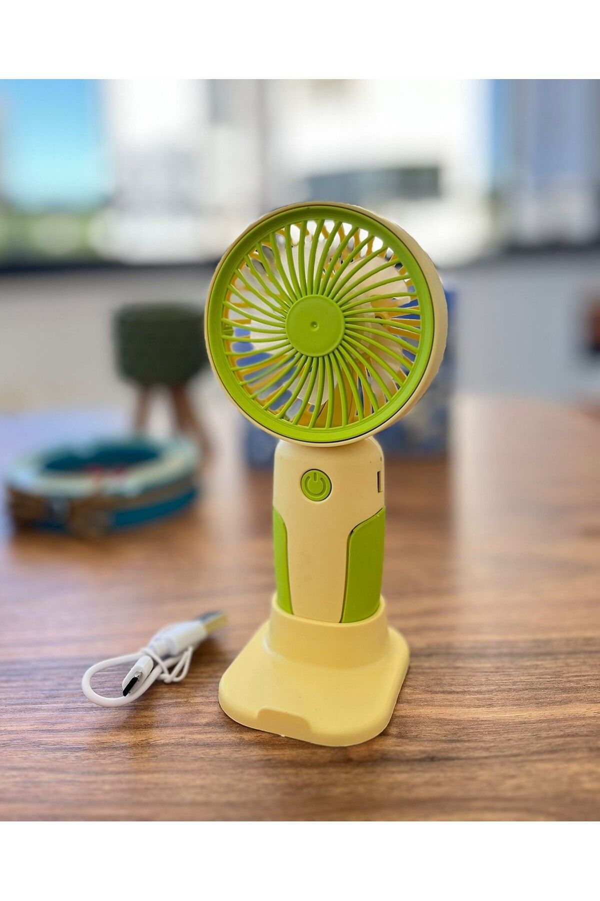 mihi hediyelik 3 kademeli Fan Mini Vantilatör Klima Güçlü Serinletici Taşınabilir Şarjlı