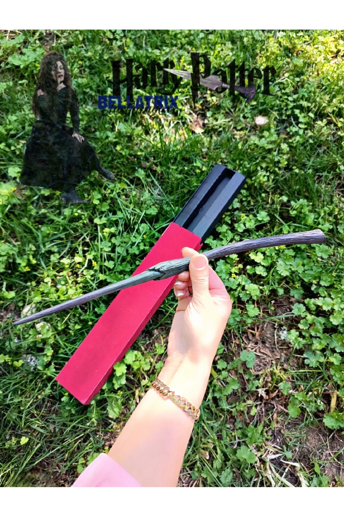 Lemonade Concept Harry Potter Bellatrix Lastrange Metal Çekirdekli Asa