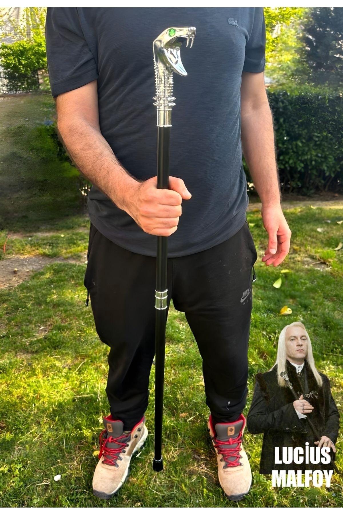 Lemonade Concept Harry Potter Lucius Malfoy Walking Stick Baston Asa