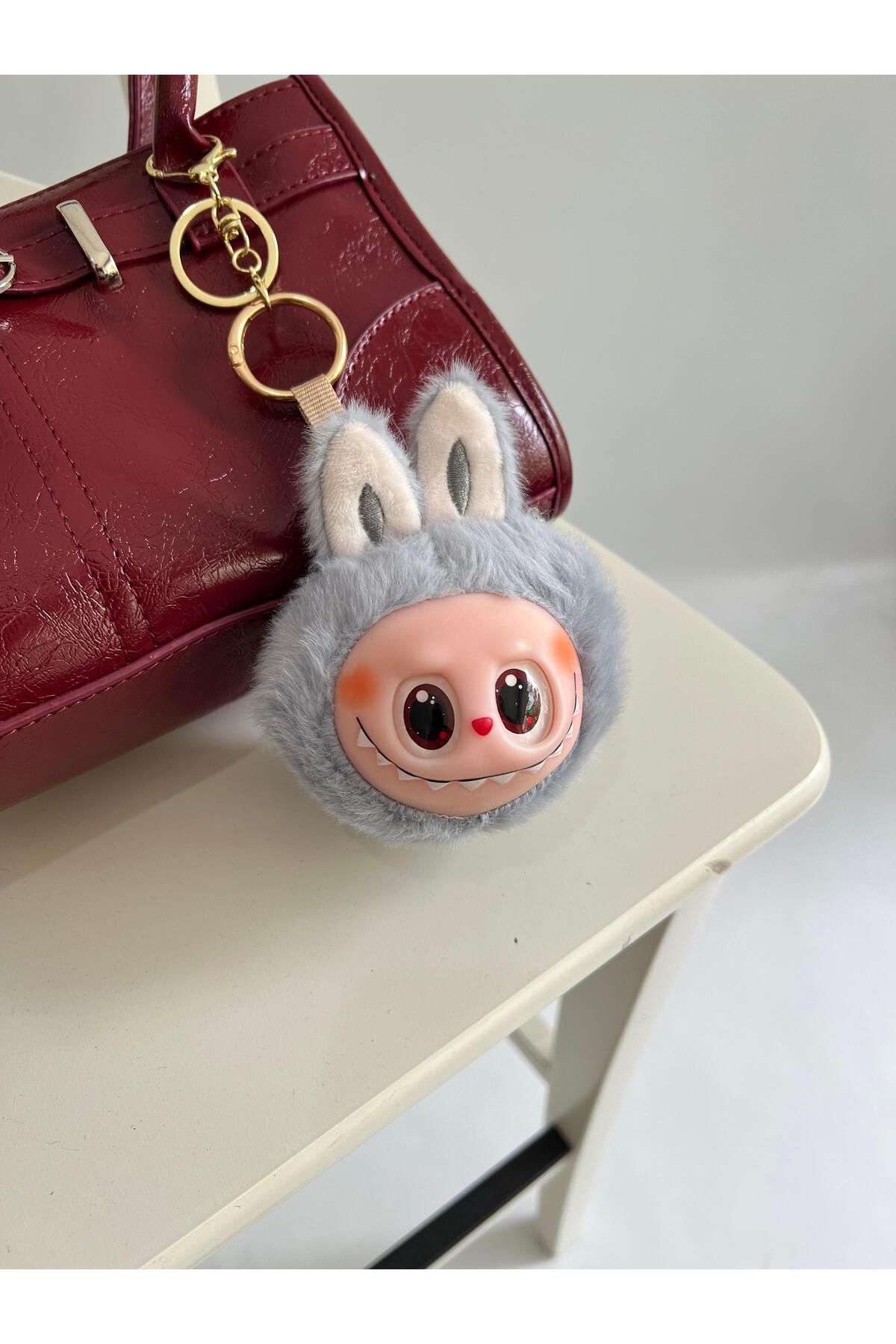 Mia Collection Labub Pofuduk Kafa Gri