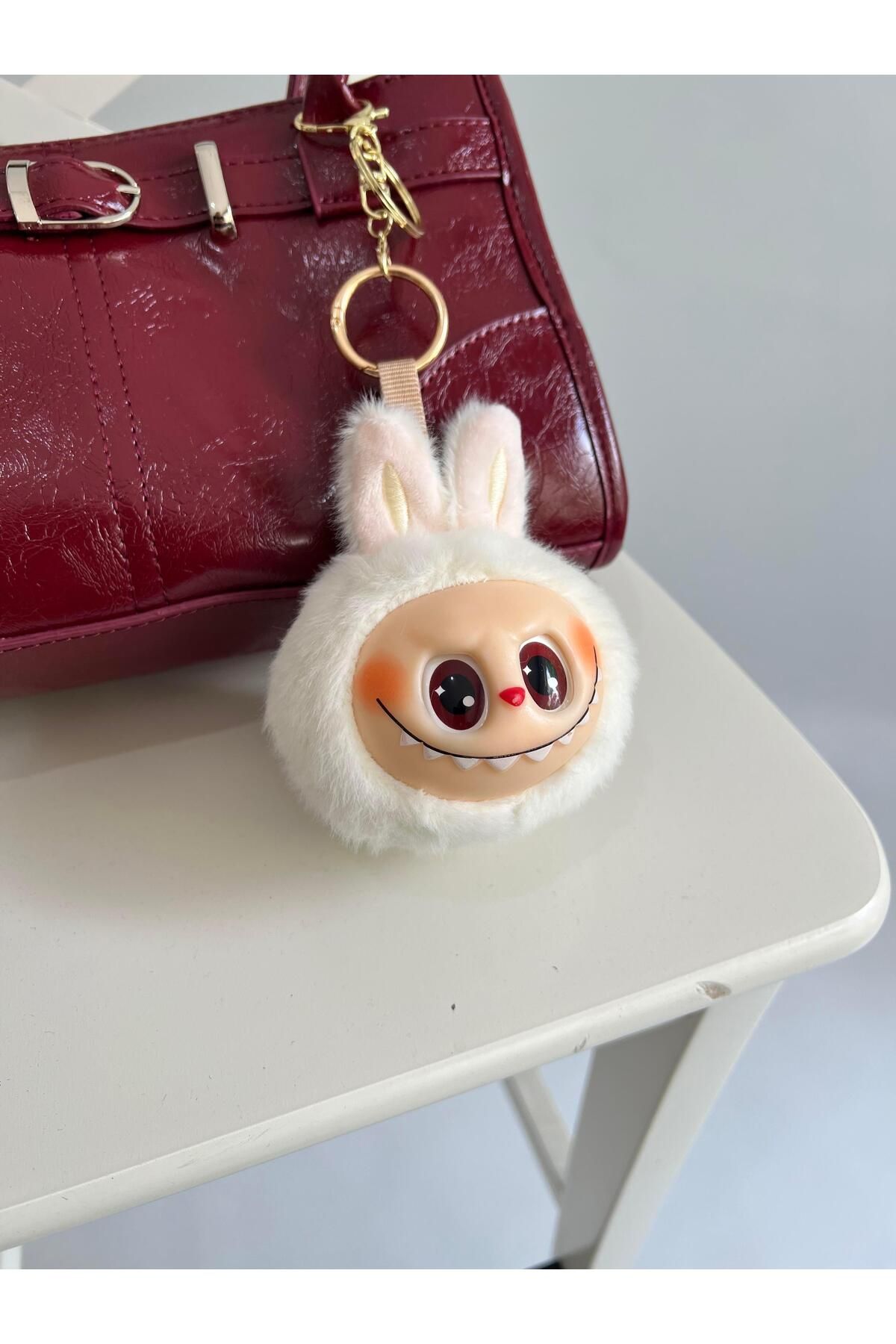 Mia Collection Labub Pofuduk Kafa Beyaz