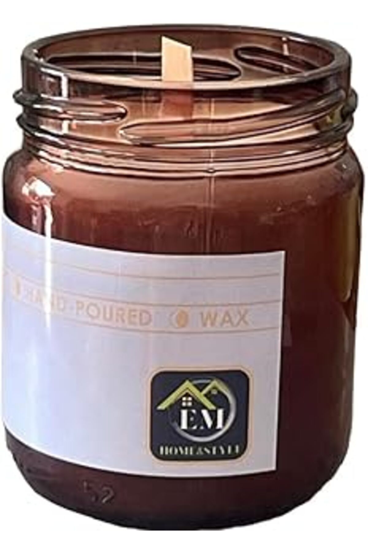 Roses Store 210 Ml Sandalağacı Kokulu Kavanoz Mum