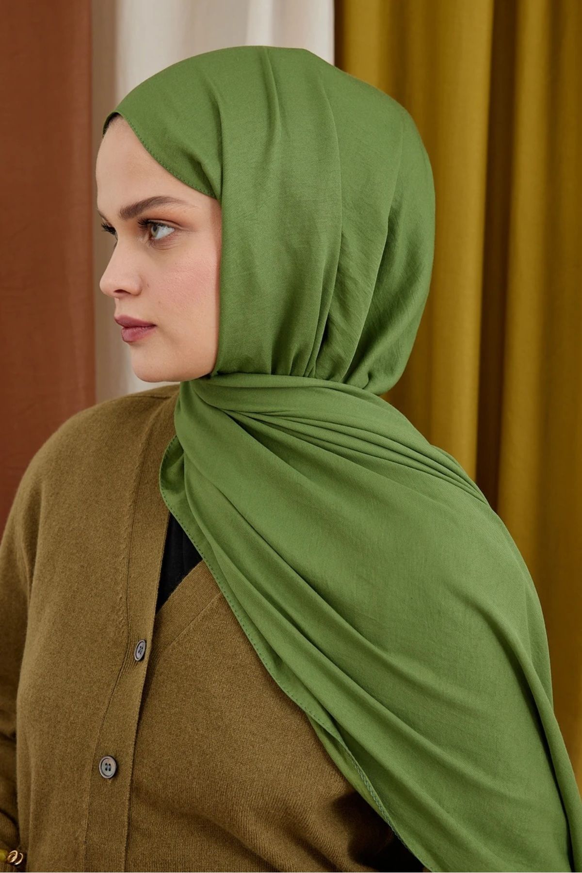 nazendescarf Modal şal haki