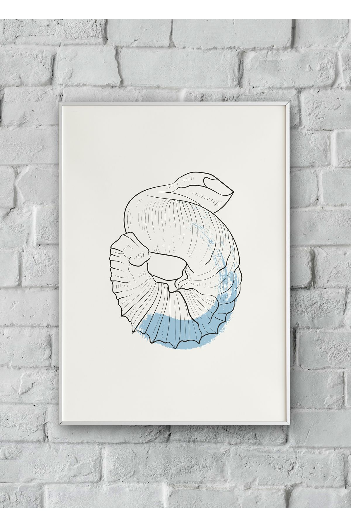 LAUBE HOME "Seashell Memory" Poster Tablo (Çerçeveli)