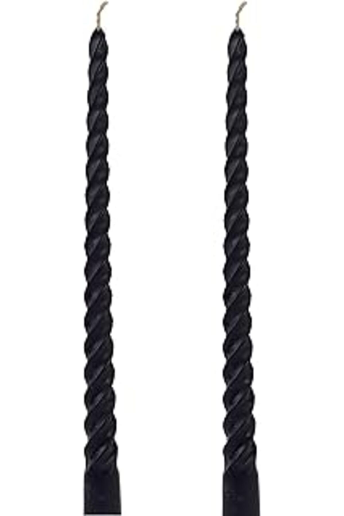 Roses Store Petekoğlu (2 Adet 27.5Cm) Balmumu Mum Konik Burgulu Balmumu Şamdan Mumu Doğal Petek Balmumu Mum Dek