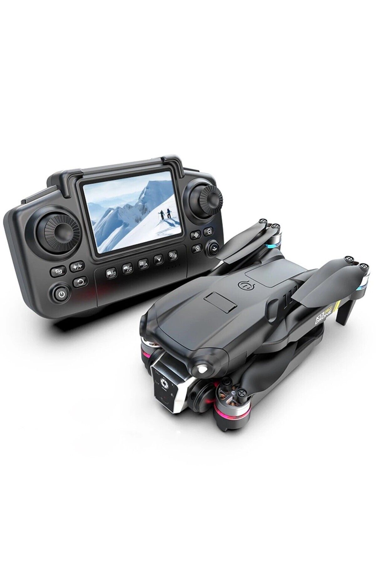 Generic-Drone K13 MAX WiFi FPV with LCD Screen HD Camera Optical Foldable RC Drone 6