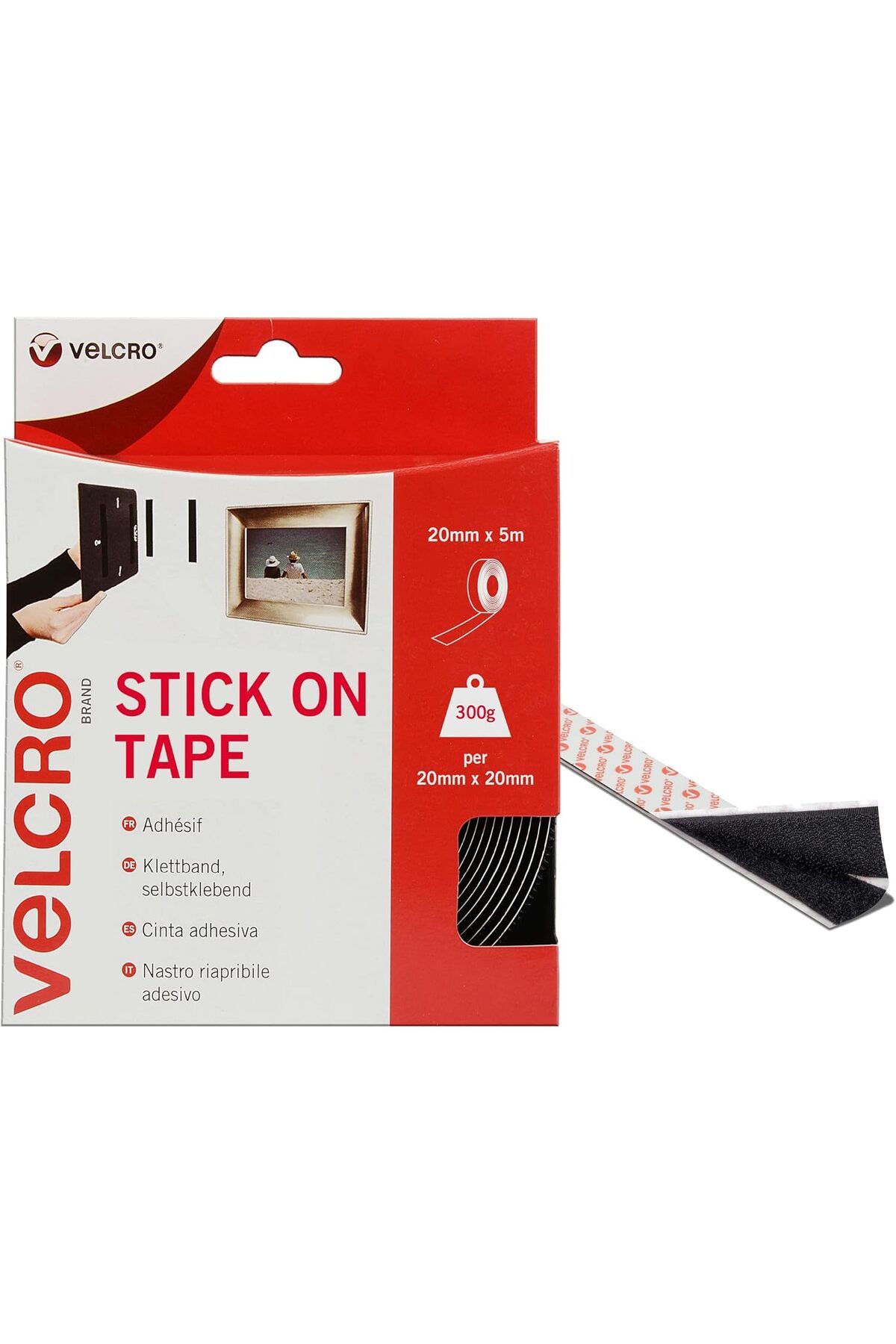 Wonder Velcro VELPS20002 Cırt Cırtlı Siyah Tutturucu 20mm x 5m