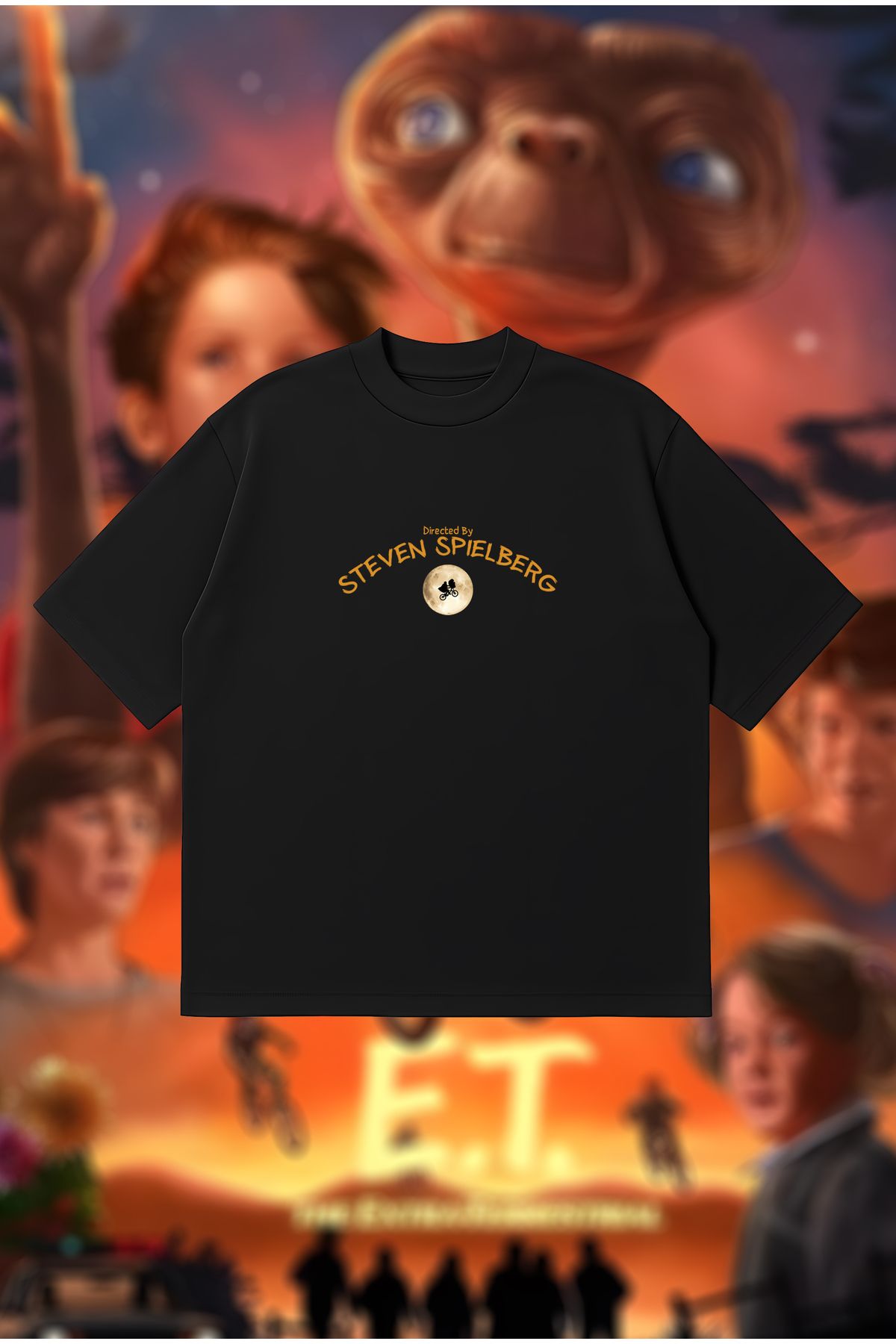 PURE POWER Directed by Steven Spielberg Boxy Fit Oversize Unisex Tshirt – Baskılı Tişört | Streetwear