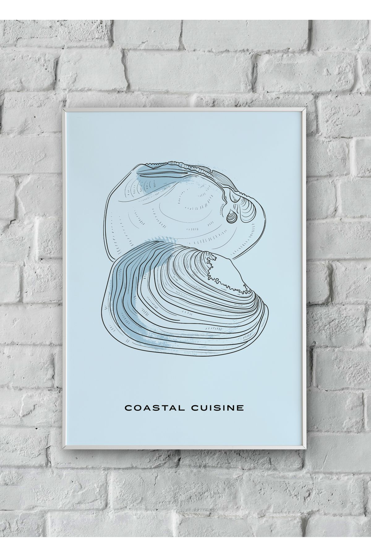 LAUBE HOME "Coastal Cuisine" Poster Tablo (Çerçeveli)