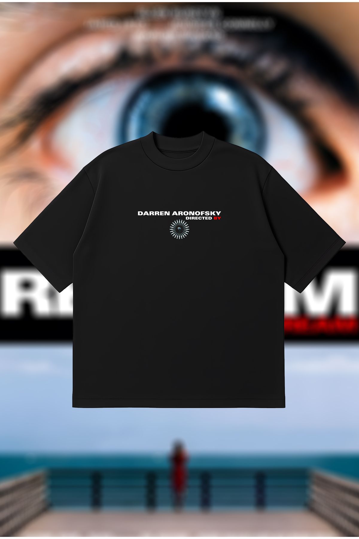 PURE POWER Directed by Darren Aranofsky Boxy Fit Oversize Unisex Tshirt – Baskılı Tişört | Streetwear
