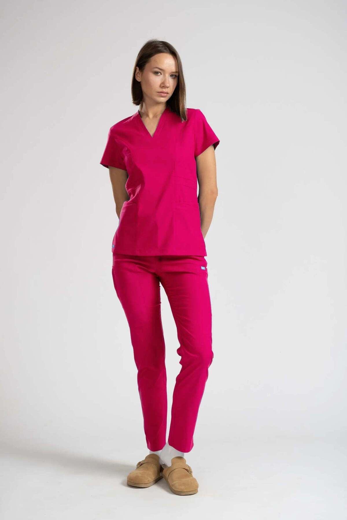 oksijen uniform Citrine - Nar Çiçeği (Takım) - 3XS-32