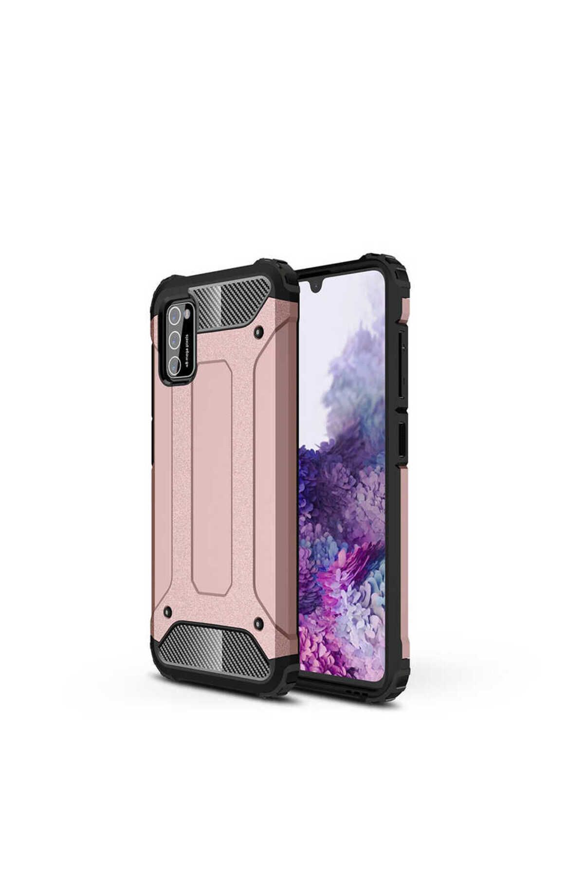 System Com Galaxy A02 S Kılıf Zore Crash Silikon Kapak