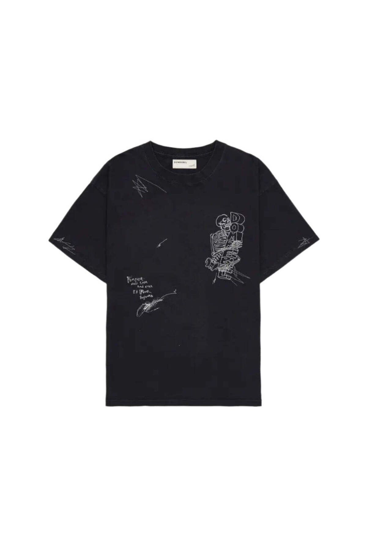 American Rag Cie Canada'da Üretilen Conflict T-Shirt - Orijinal Sanat Baskılı, Regular Fit Erkek Tişört
