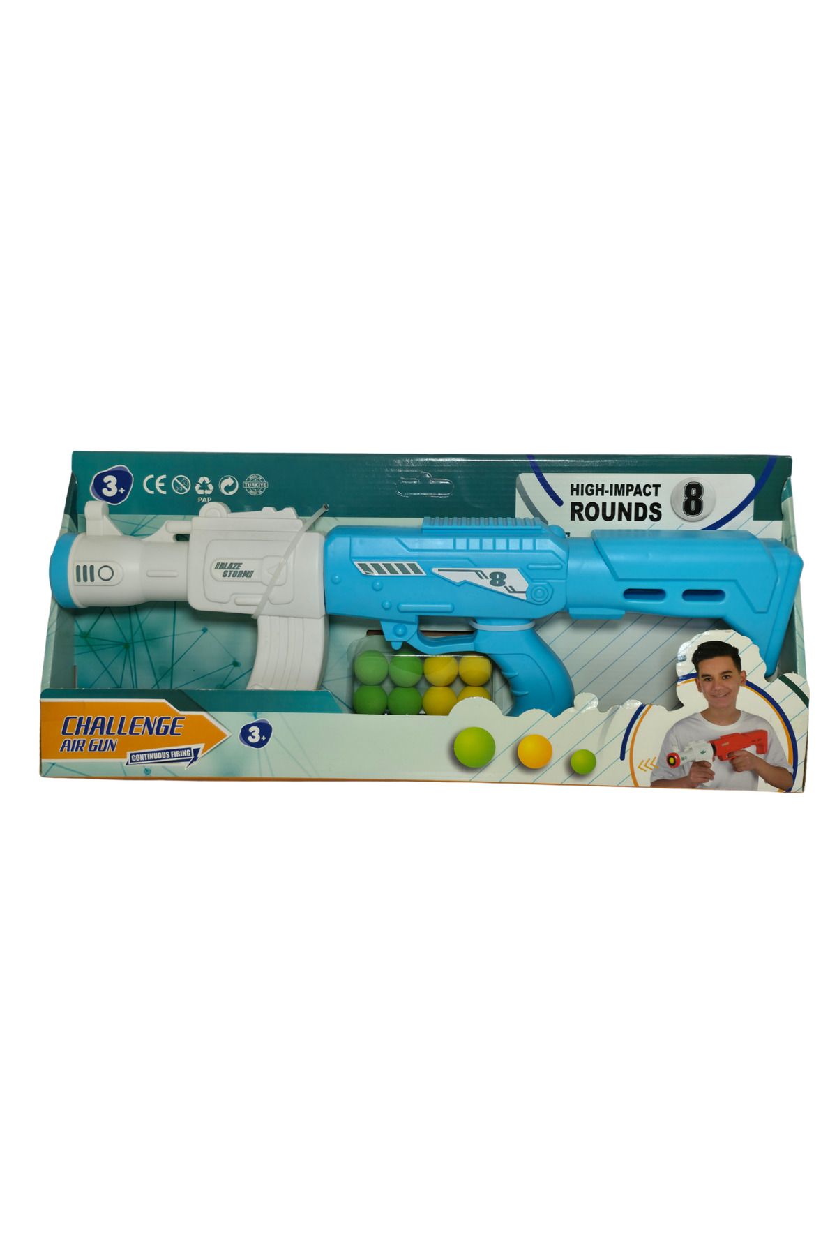 RAF Store Sünger Top Atan Pompalı Oyuncak Tüfek Silah