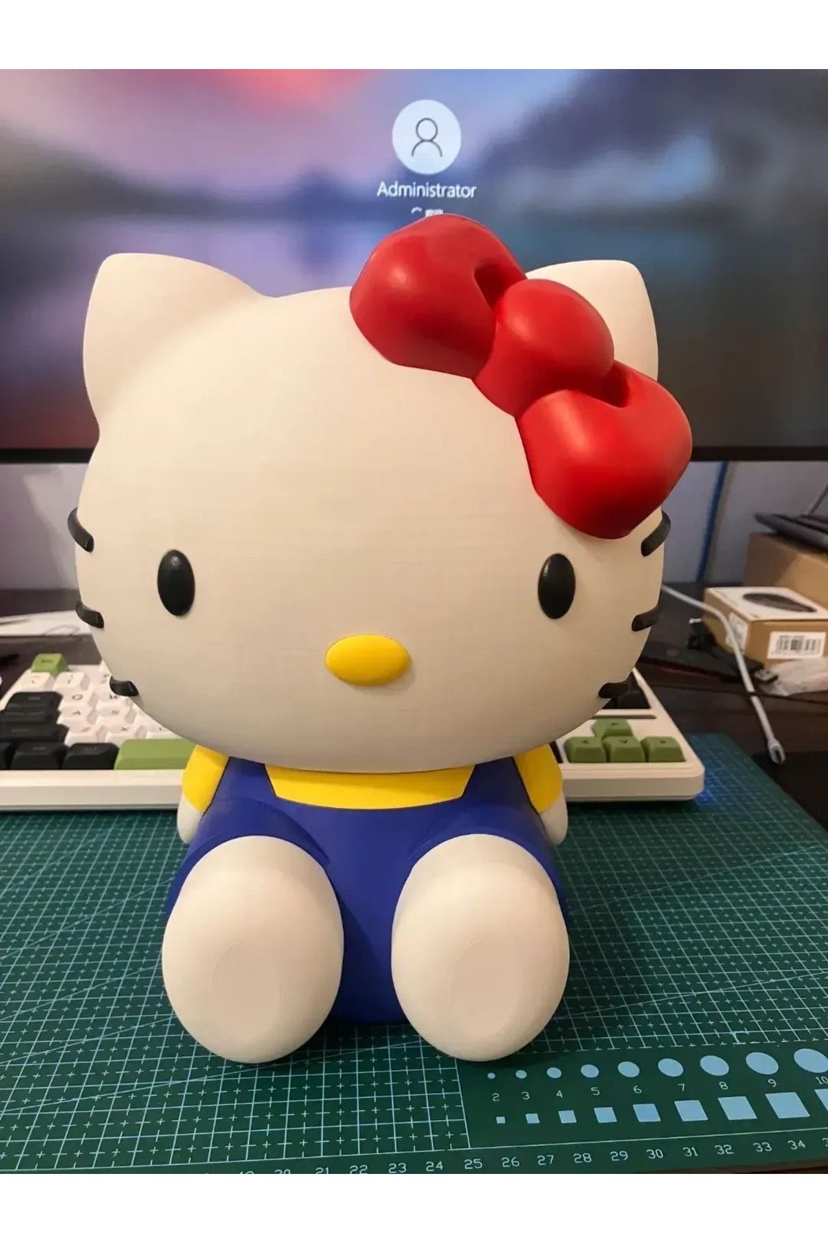 üç boyutlu haller Dev Hello Kitty Figürü