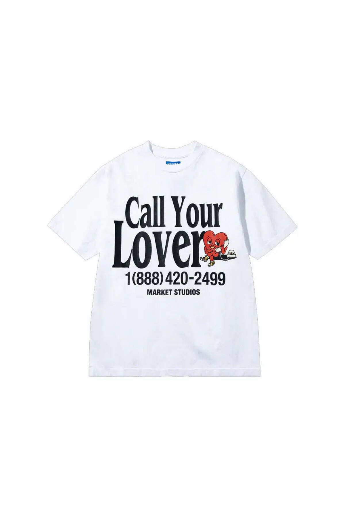 American Rag Cie Call My Lover T-Shirt for Men - Beyaz, Kaliteli ve Şık Tasarım