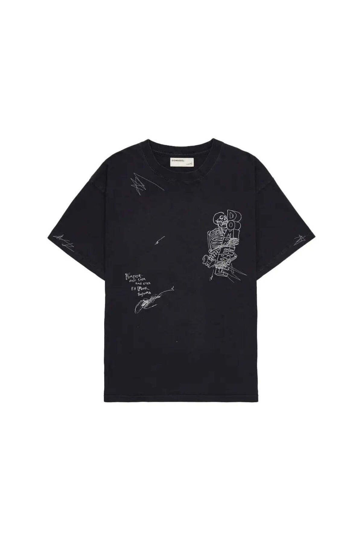 American Rag Cie Covet Siyah T-Shirt - 100% Pamuk, Kanada Üretimi, Özgün Sanat Tasarımlı
