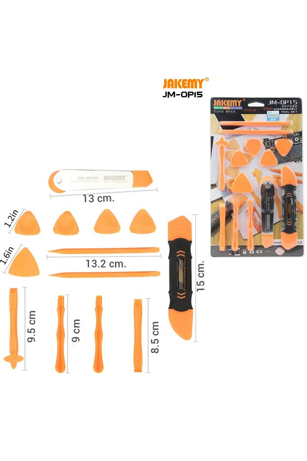 Jakemy Cihaz Açma Aparatı 13 Parça Jakemy JM-OP15 M4-R27
