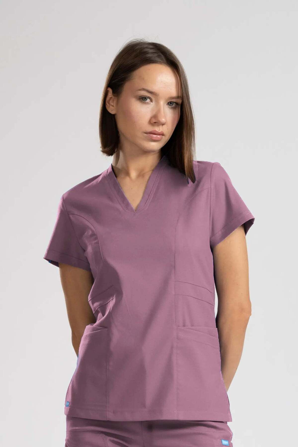 oksijen uniform Citrine - Pudra (Tek Üst) - XXL-46