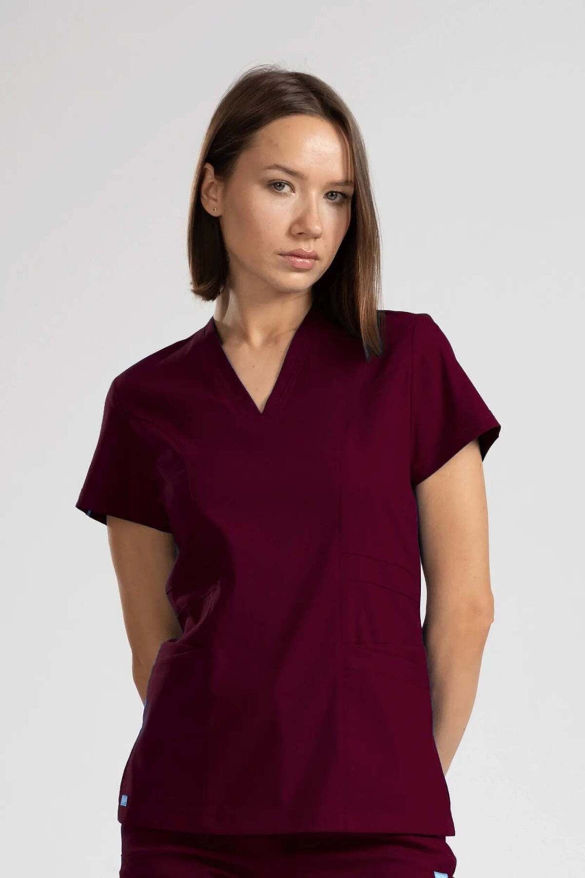 oksijen uniform Citrine - Bordo (Tek Üst) - 3XL-48