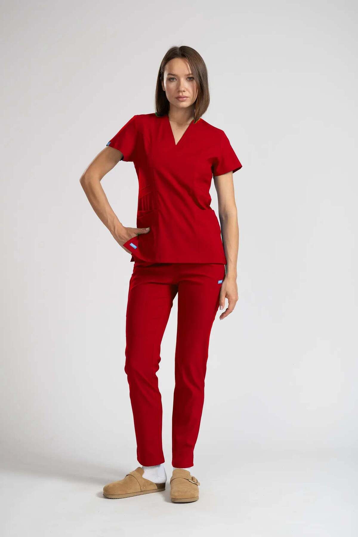 oksijen uniform Citrine - Kırmızı (Takım) - L-42