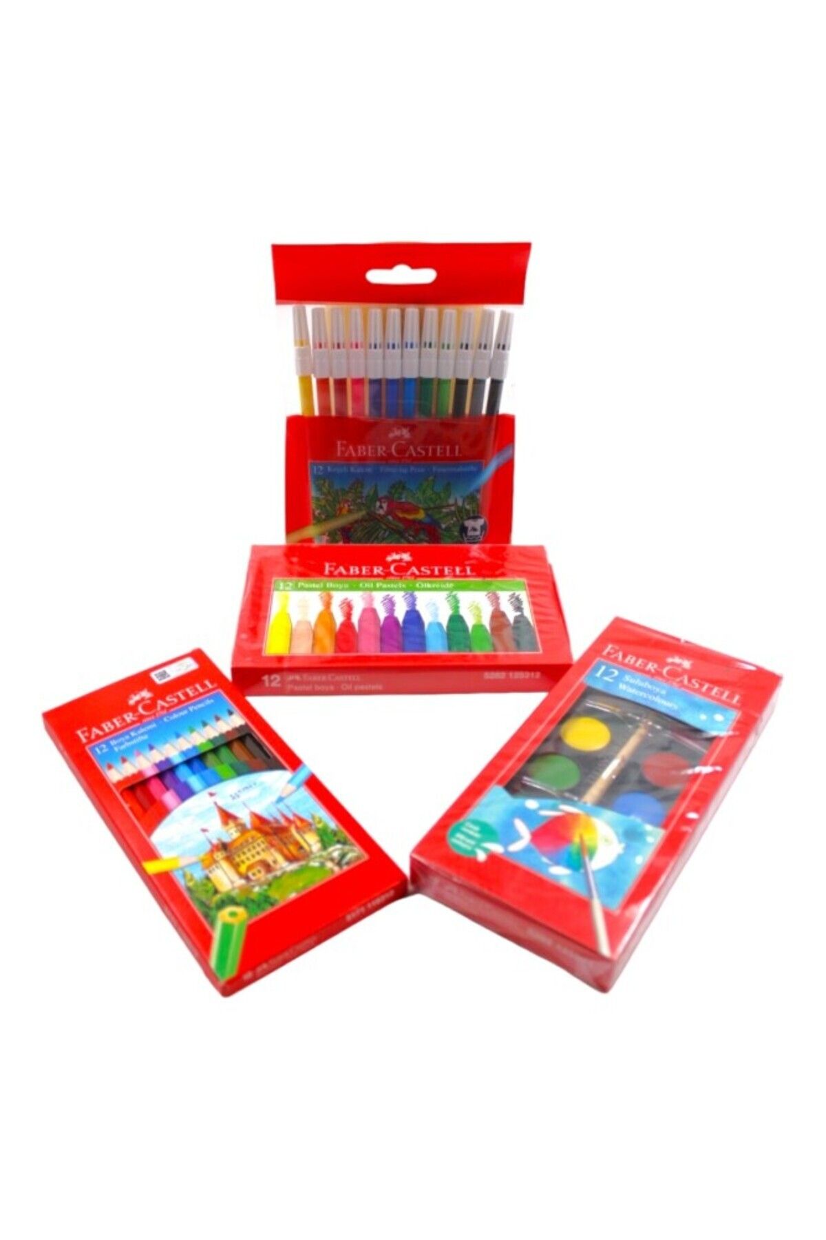 Faber Castell Kırtasiye Ofisi İlkokul 4 Parça Boya Seti