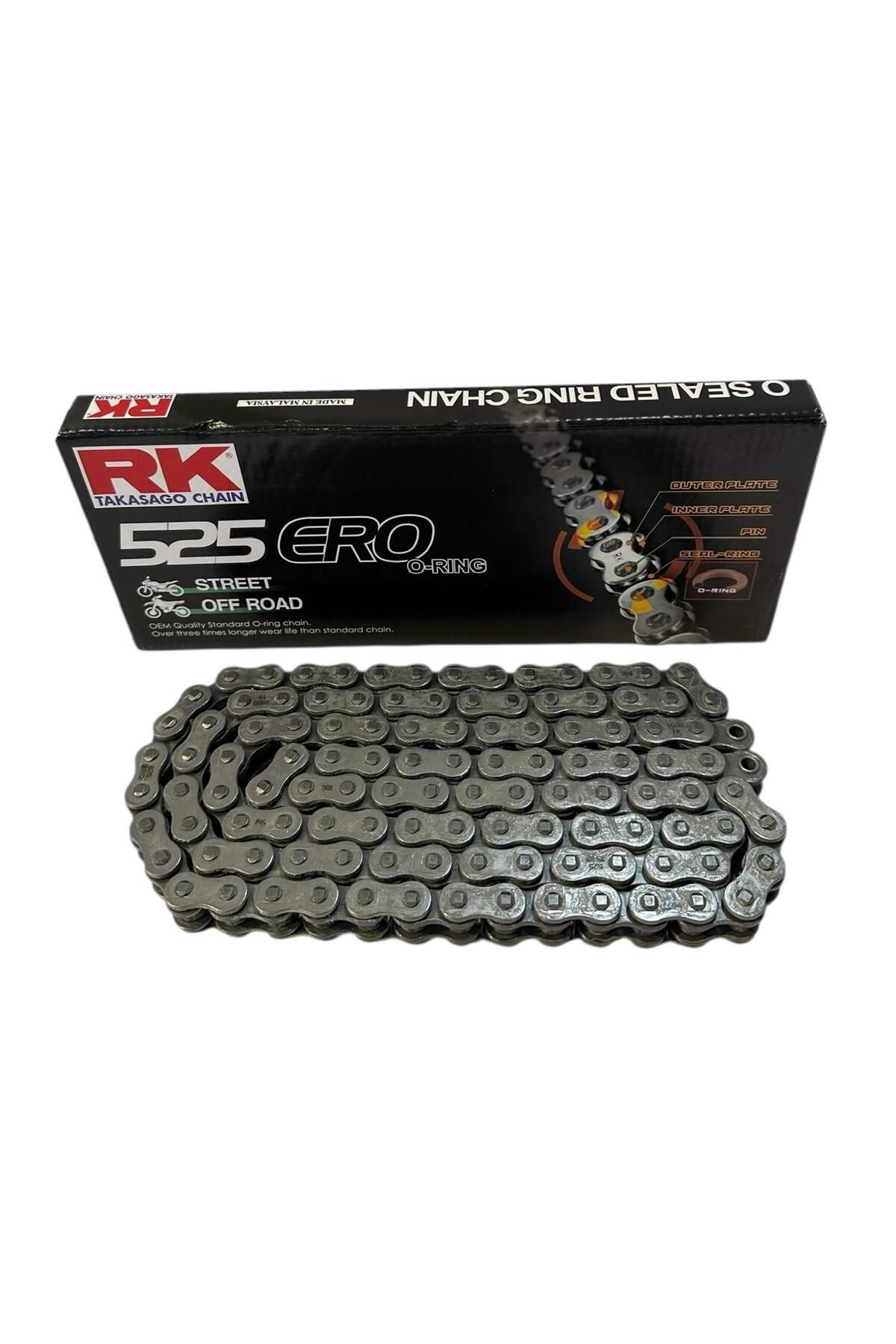 Kawasaki Ninja ZX-10R Abs Rk Oringli Zincir 525 Ero-114L (2016-2018)