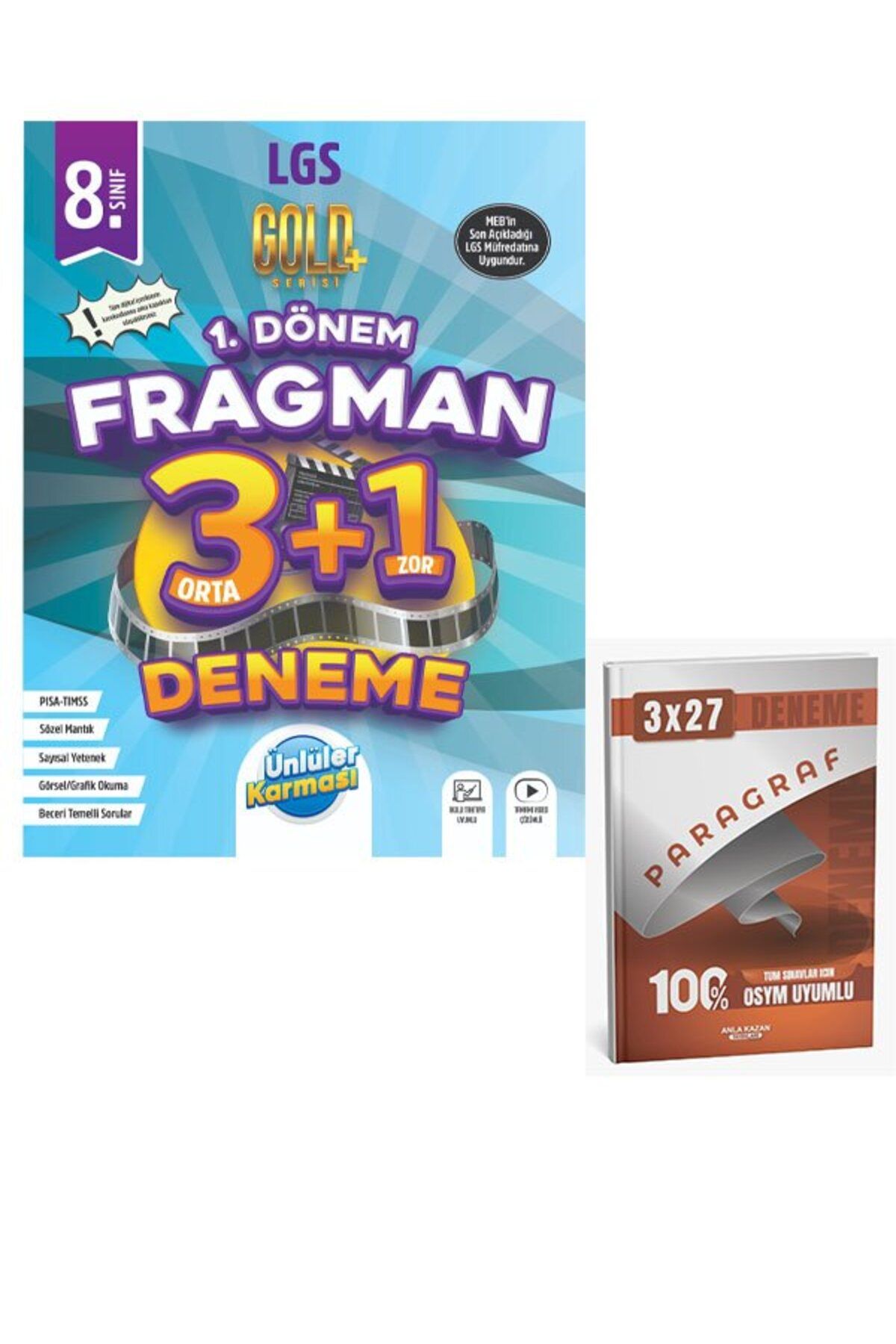 Anla Kazan Yayınları Ünlüller 2026 Fragman 1. Dönem 3+1 Deneme+Anla Kazan Paragraf