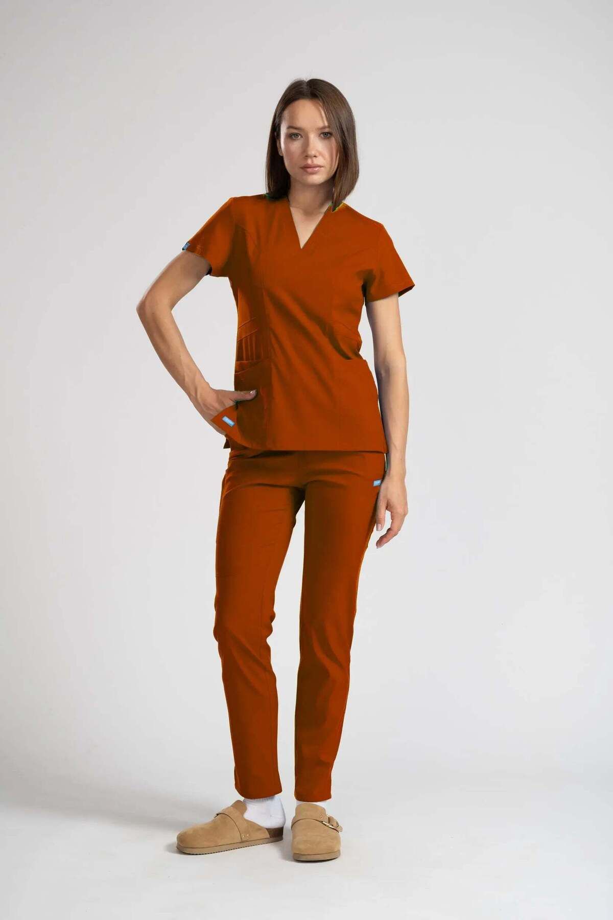 oksijen uniform Citrine - Kiremit (Takım) - M-40