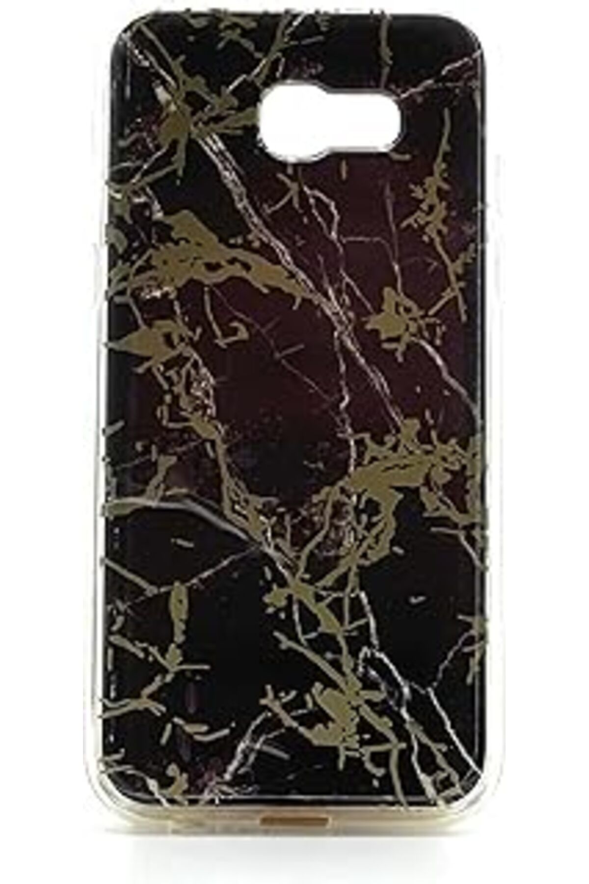 NETWORK ART Samsung Galaxy A3 2017 Desenli Yumuşak Silikon Kılıf (SİYAH)
