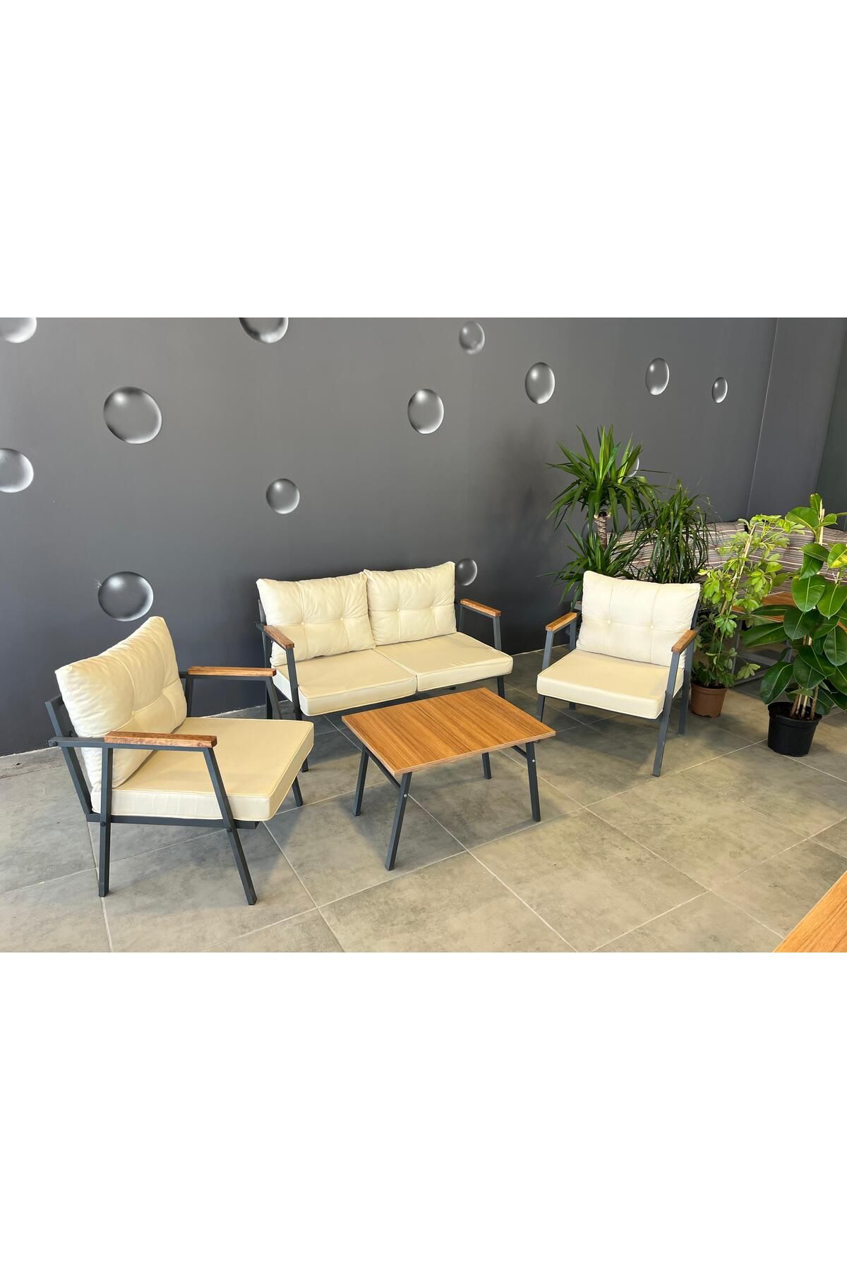 TRENDY METAL OTURMA GRUBU ÇAY SETİ