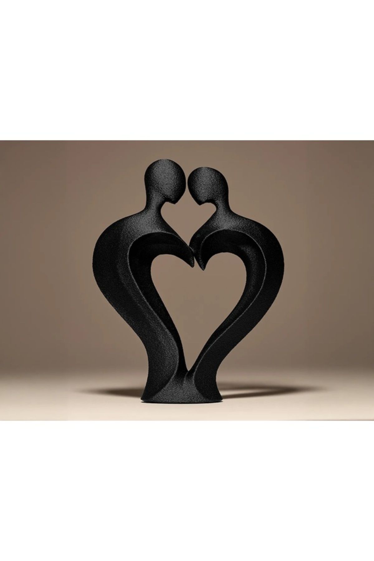 Biparca Store Kalp İçinde Aşk – Siyah Dekor (20 cm)