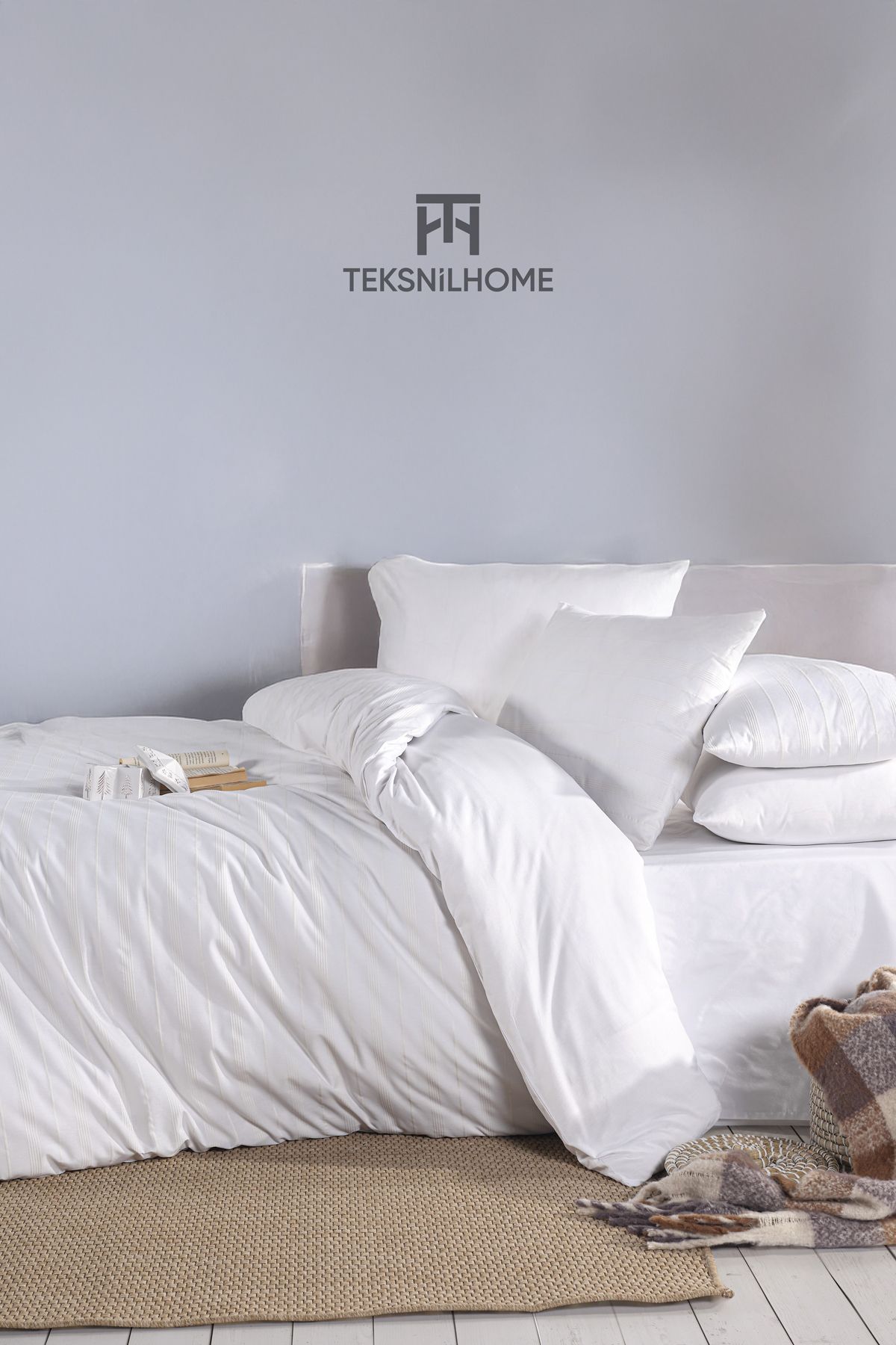 TeksNil Home %100 Pamuklu Çift Kişilik Oslo Nevresim Takımı