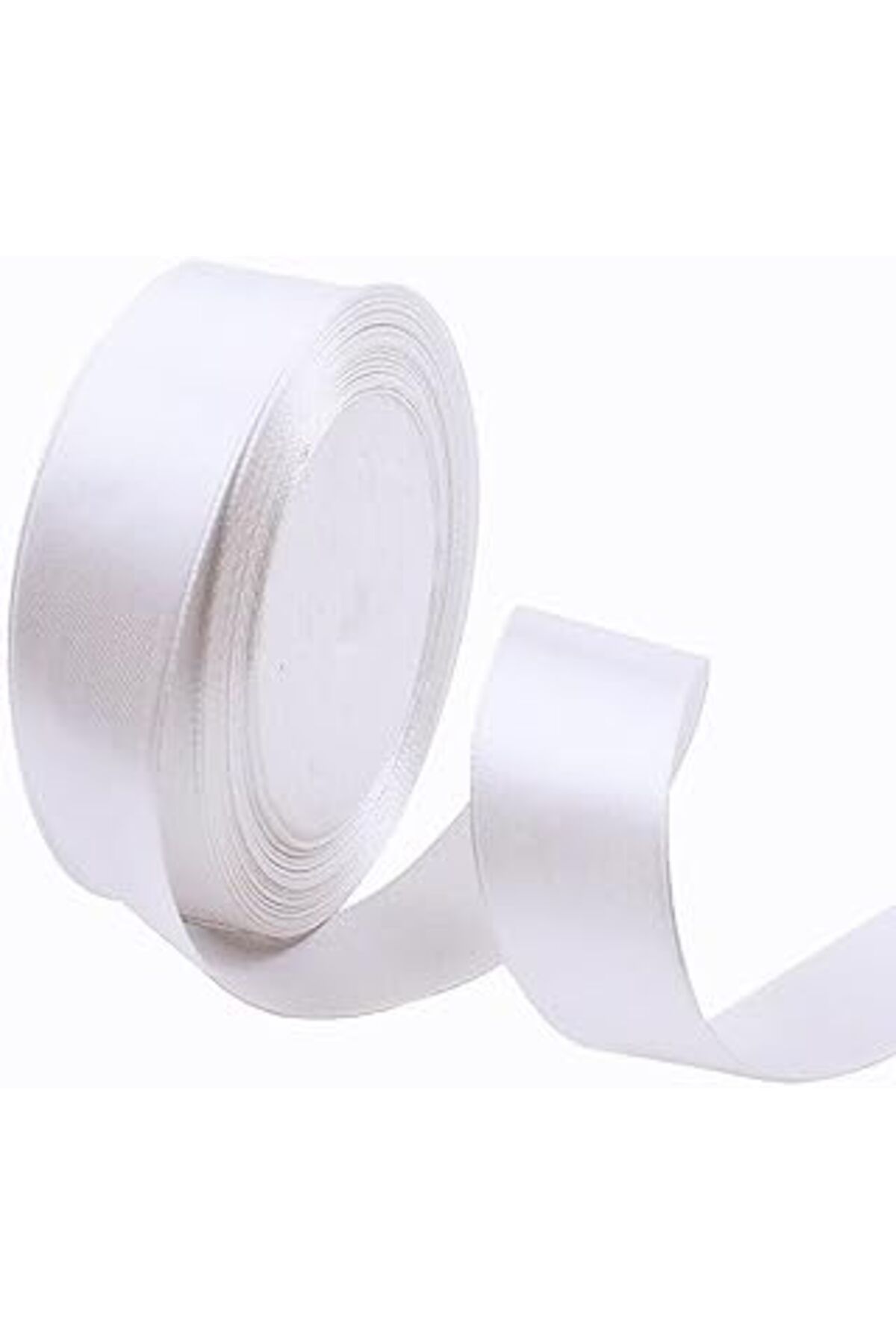ASİTAN Benim Marifetlerim - Beyaz Saten Kurdele 1 Cm 10 Metre