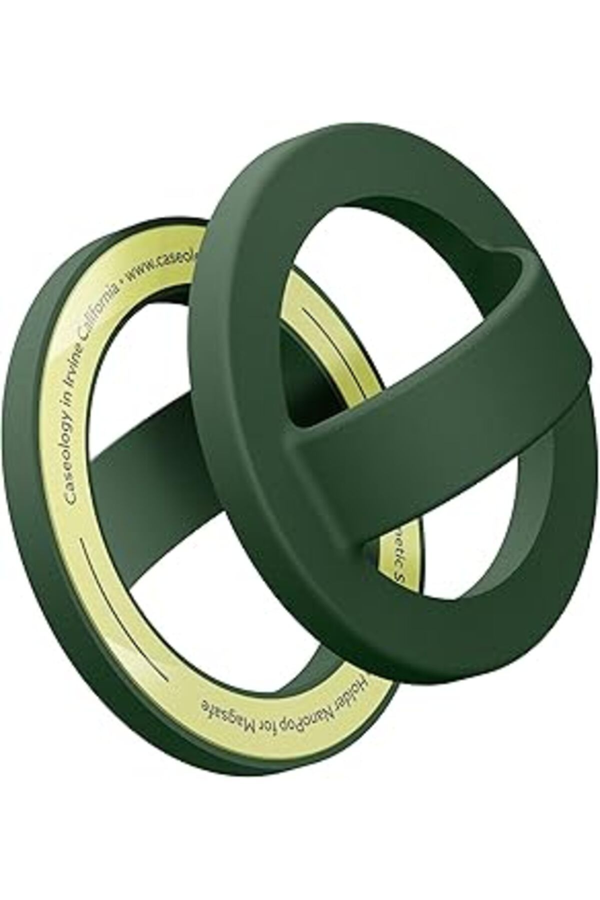 Mu Art Ahşap Caseology Iphone Magsafe Özellikli Silikon Telefon Tutucu Nano Pop Avo Green - Afa07062