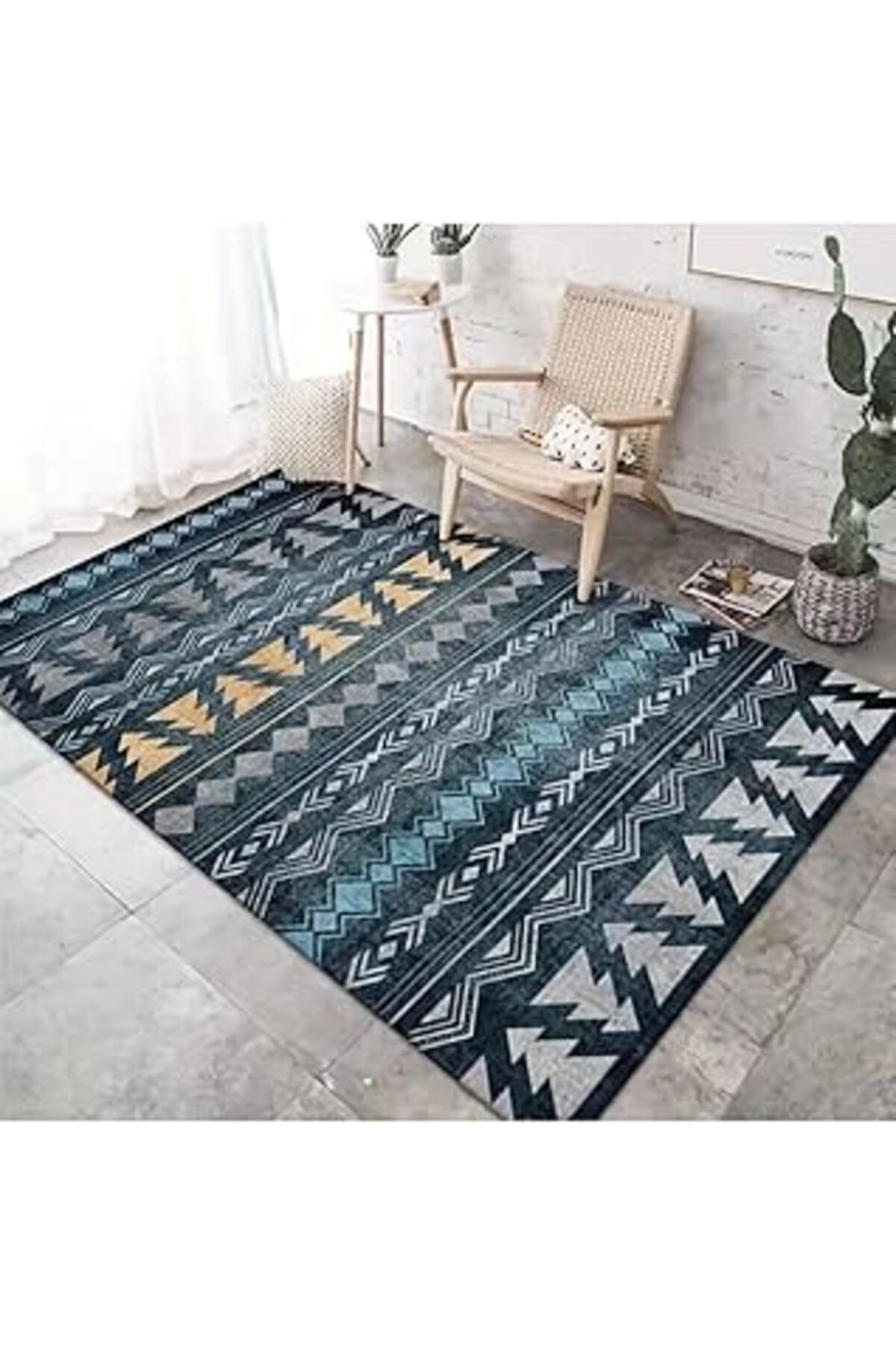 ASİTAN Yıkanabilir Kaymaz Taban Salon Halısı Iskandinav Mir-12 60x100mir1211
