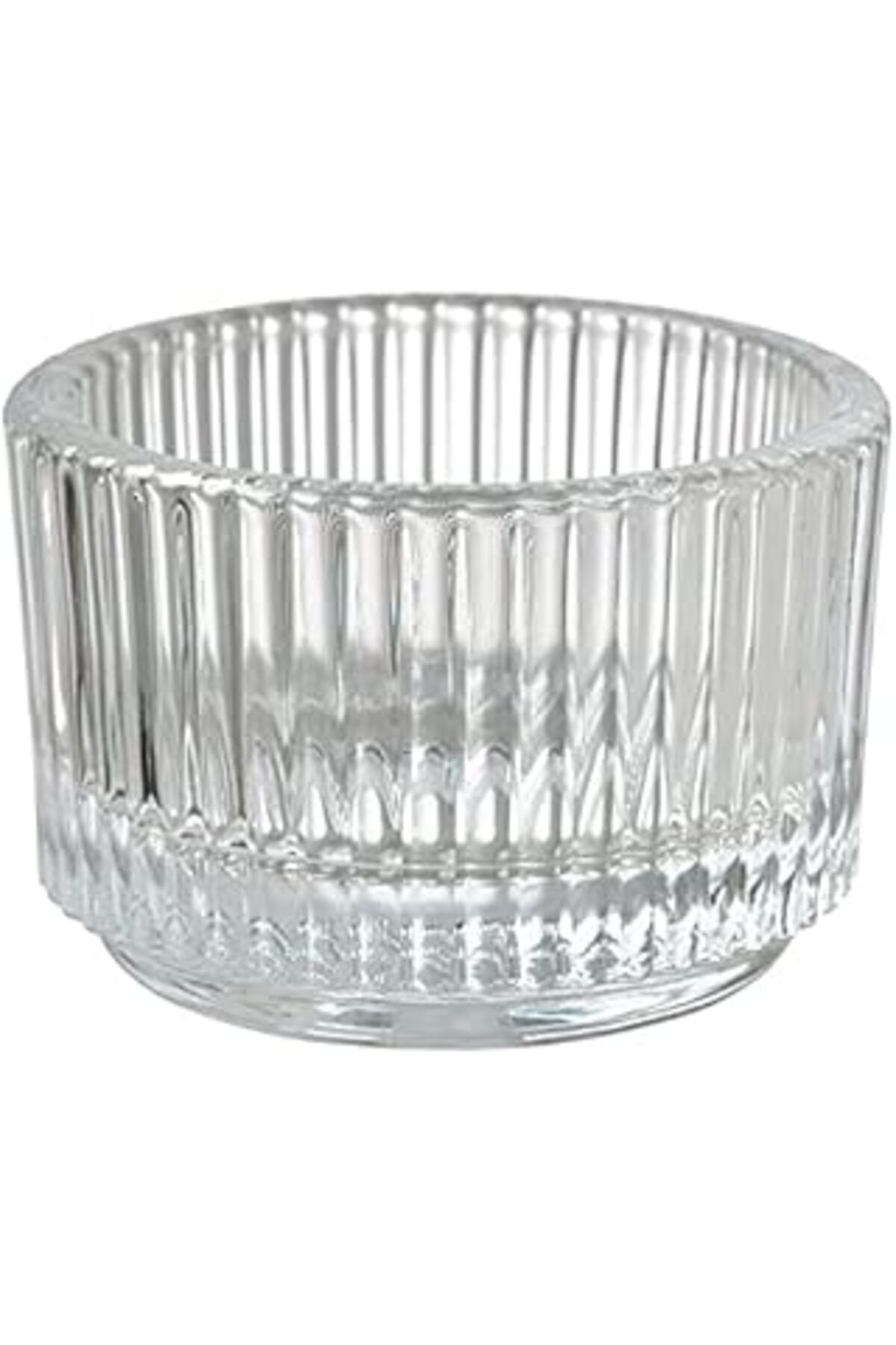 ASİTAN Şeffaf Camdan 5'Li Zarif/İstiflenebilir Tealight Tutucu 3,5 Cm (5'Li Paket) - Stockland Tarafından