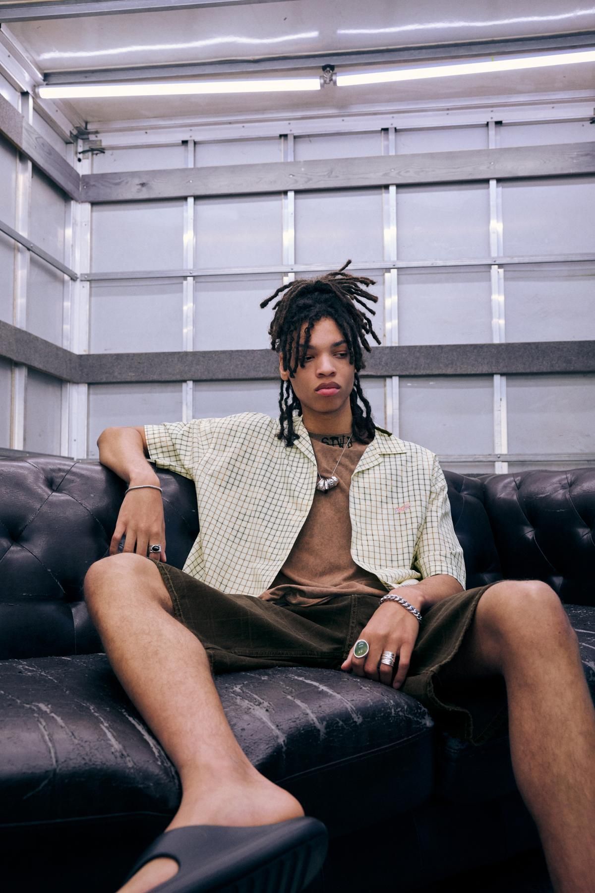 Pull & Bear Kısa kollu kareli gömlek