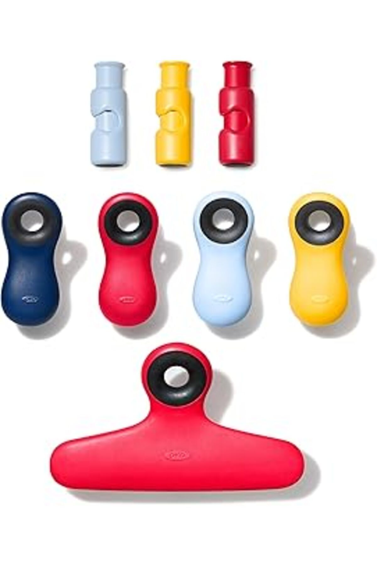 NETWORK ART Oxo Good Grips Toplama Torbası Klipsi, 8 Parçalı Set, Çeşitli