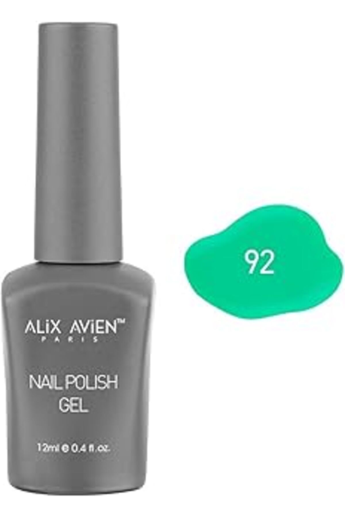 Pazarcan Alix Avien Koyu Yeşil Kalıcı Oje 92-Yoğun Renk Veren Jel Oje 12 Ml-Nail Uv Gel Polish 92