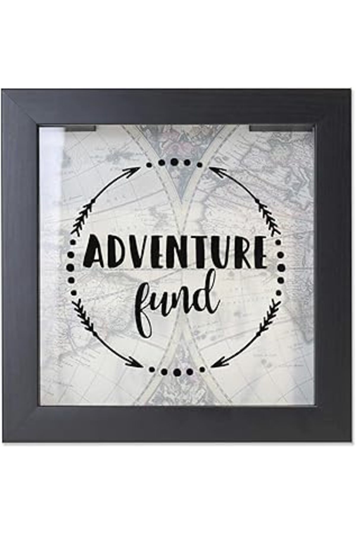 Mu Art Ahşap Lawrence Frames 8X8 Macera Fonu Siyah Gölge Kutusu Çerçevesi