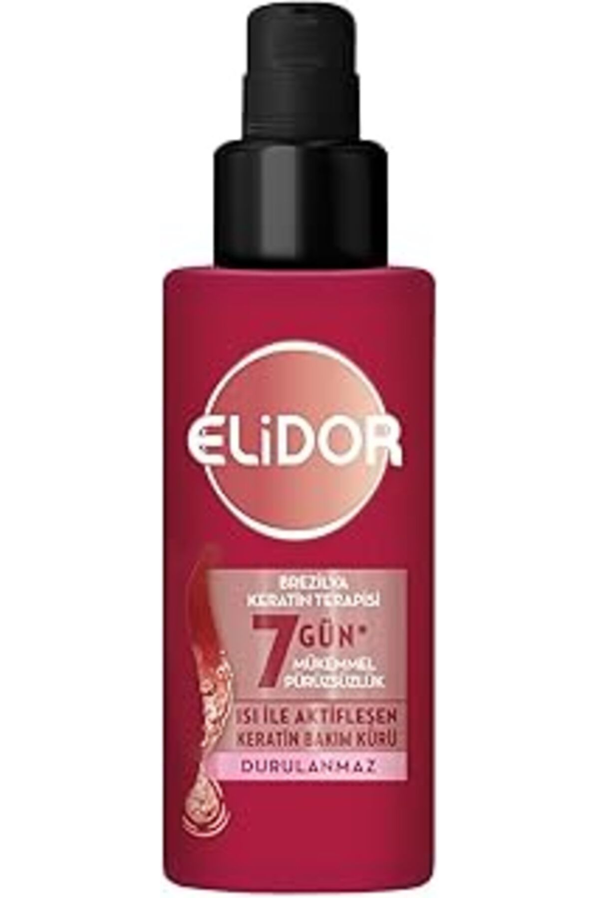 ASİTAN Elidor Isı İle Aktifleşen Keratin Bakım Kürü Brezilya Keratin Terapisi Hidrolize Keratin Marula Yağ
