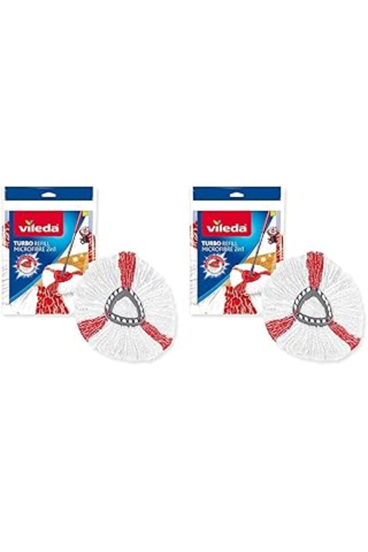 ASİTAN Turbo 2In1 Yedek Paspas, Üçgen Başlık, Yumuşak Mikrofiber, 1 Adet 2Li Paket
