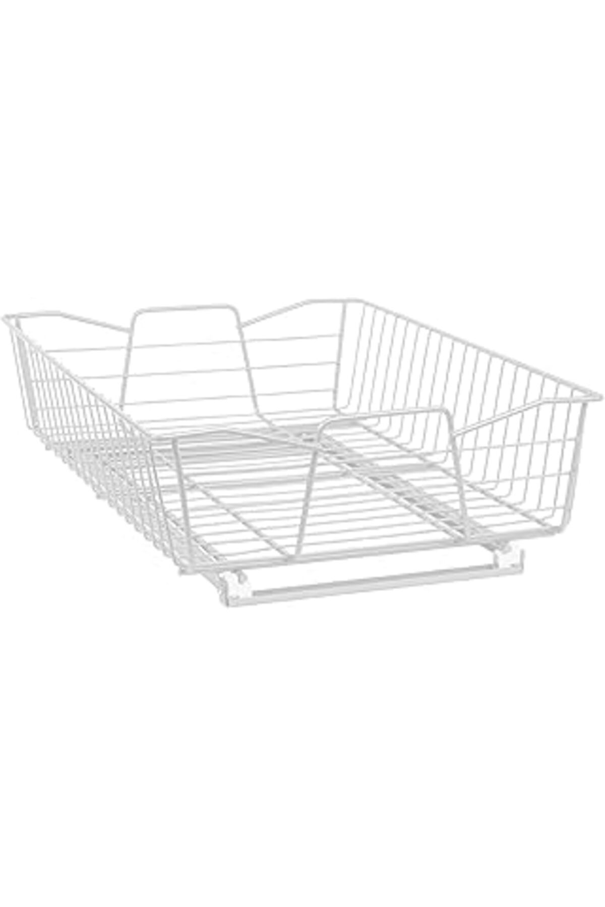 Qedii Closetmaid 53052 14 İnç Geniş Dolap Düzenleyici, Beyaz