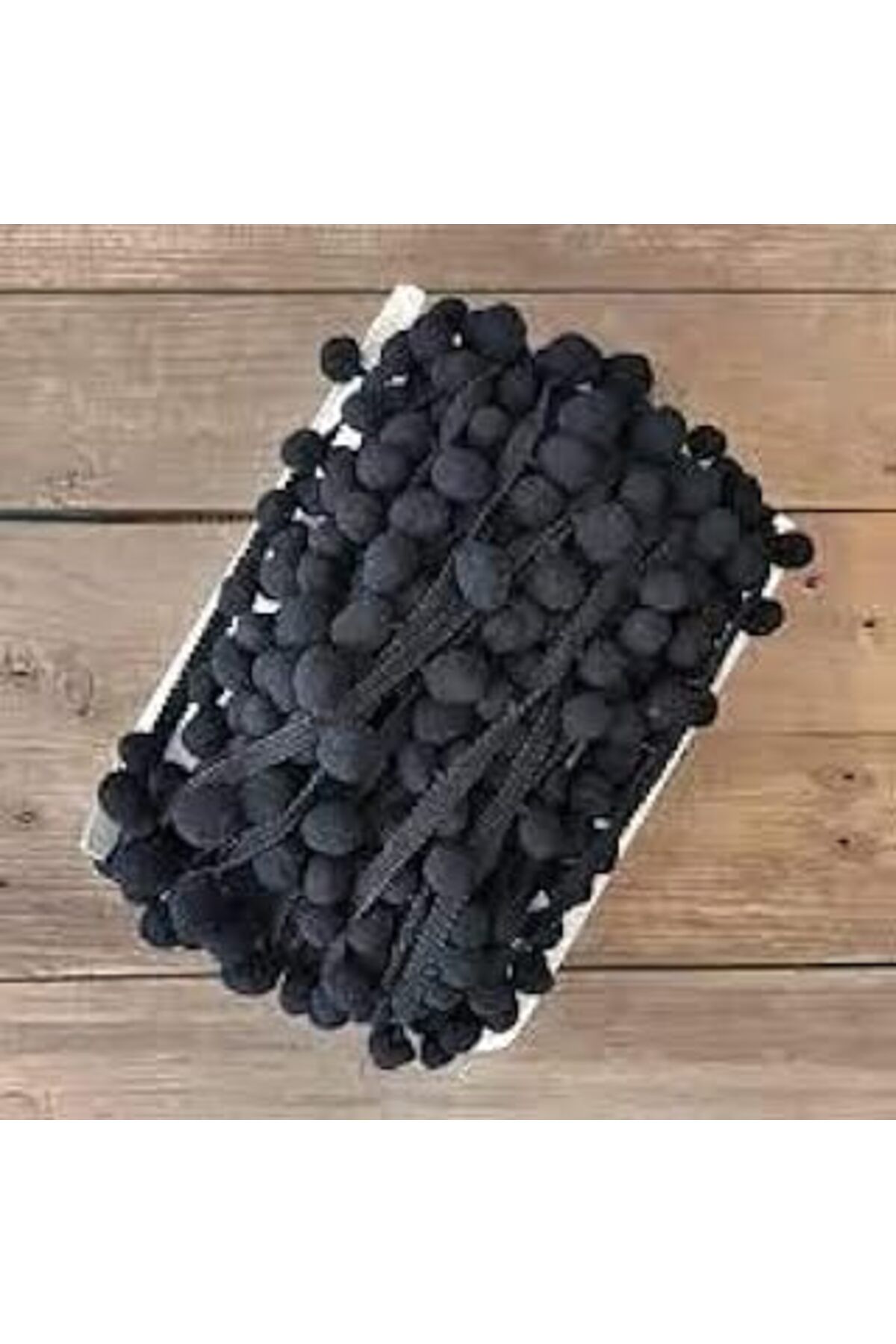 ASİTAN Benim Marifetlerim - Siyah Pon Pon Kurdele 2 Metre