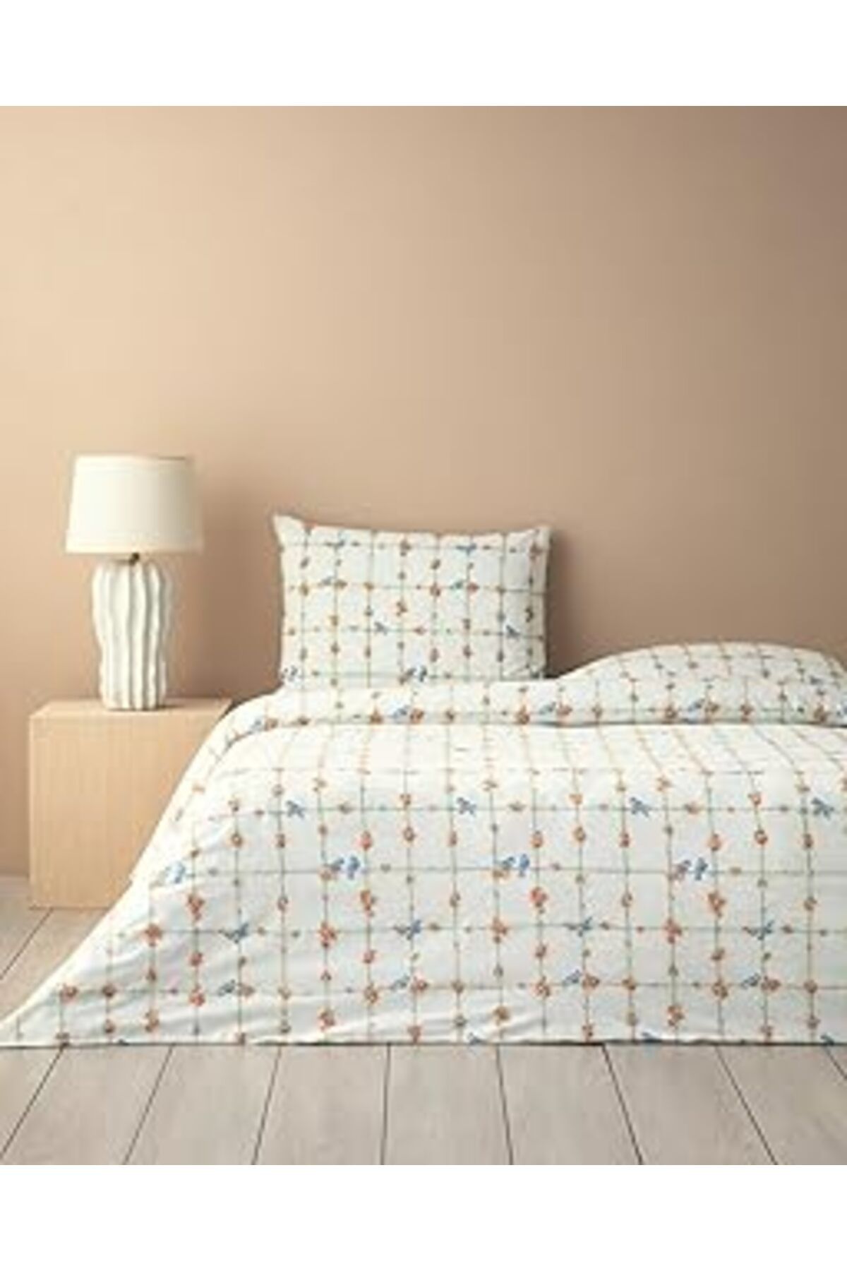 ASİTAN English Home Mystery Birds Tek Kişilik Nevresim Seti Yeşil